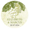 A Wine Romance Small Sticker Berry (Pack of 1)-Wedding Favor Stationery-Berry-JadeMoghul Inc.