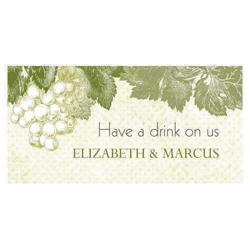 A Wine Romance Small Ticket Berry (Pack of 120)-Reception Stationery-Berry-JadeMoghul Inc.