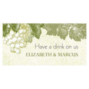 A Wine Romance Small Ticket Berry (Pack of 120)-Reception Stationery-Chocolate Brown-JadeMoghul Inc.