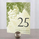 A Wine Romance Table Number Numbers 61-72 Berry (Pack of 12)-Table Planning Accessories-Chocolate Brown-1-12-JadeMoghul Inc.