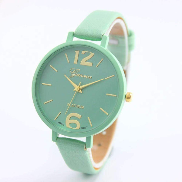A Women Fashion Watches Pastel Colored Dial Casual watch AExp