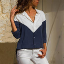 Aachoae Women Blouses 2020 Fashion Long Sleeve Turn Down Collar Office Shirt Blouse Shirt Casual Tops Plus Size Blusas Femininas JadeMoghul Inc. 