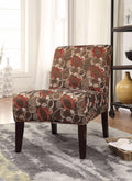 Aberly Accent Chair, Stylish Fabric Print-Armchairs and Accent Chairs-Multicolor-RBW & Solid Wood Foam Fiber: Polyester-JadeMoghul Inc.