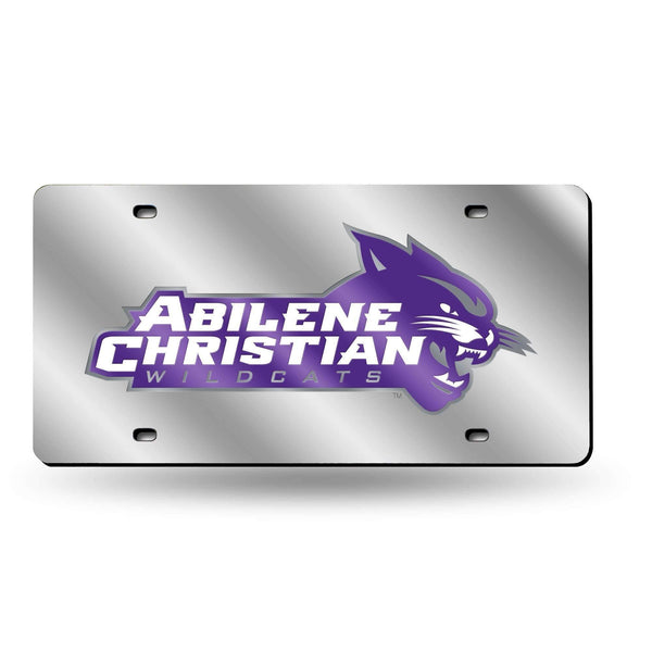 NCAA Abilene Christian LZS Laser Cut Tag (Silver)