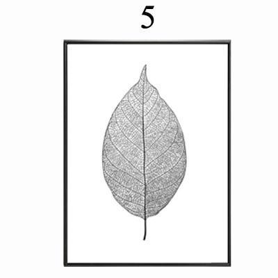 Abstract Minimalist Symbol Canvas Painting Black White Nordic Scandinavian Wall Art Picture Poster Print Living Room Home Decor-10x15cm no frame-design 5-JadeMoghul Inc.