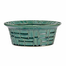 Abstract Pattern Green Bowl-Decorative Bowls-Green-stoneware-JadeMoghul Inc.