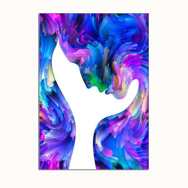 Abstract Posters And Prints Wall Art Canvas Painting Wall Pictures For Living Room color Decoration No Frame painting-20x25cm No frame-Yellow-JadeMoghul Inc.