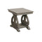 Acacia Veneer End Table With Bold Curves, Brown-End Tables-Brown-Acacia Veneer-JadeMoghul Inc.