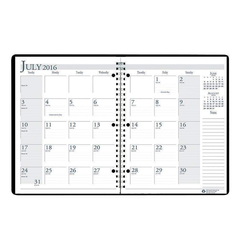 ACADEMIC MONTHLY PLANNER 8 1/2 X 11-Supplies-JadeMoghul Inc.