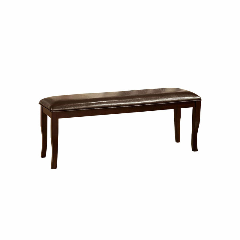 Woodside II Transitional Bench, Espresso