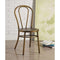 Accent Chairs Set of Two Metal Side Chairs, Antique Copper Benzara