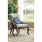 Traditional Style Wooden Accent Chair with Pillow, Espresso Brown