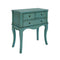 Accent Chests and Cabinets Sian Vintage Hallway Cabinet In Teal Benzara