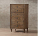 Accent Chests and Cabinets Voluminous Wooden Chest, Oak Brown Benzara