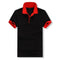 Accept custom diy logo New 2016 Polo Shirt For Men Designer Polos Men Cotton Men loose Short Sleeve Jerseys polo shirts t-black and red-S-JadeMoghul Inc.