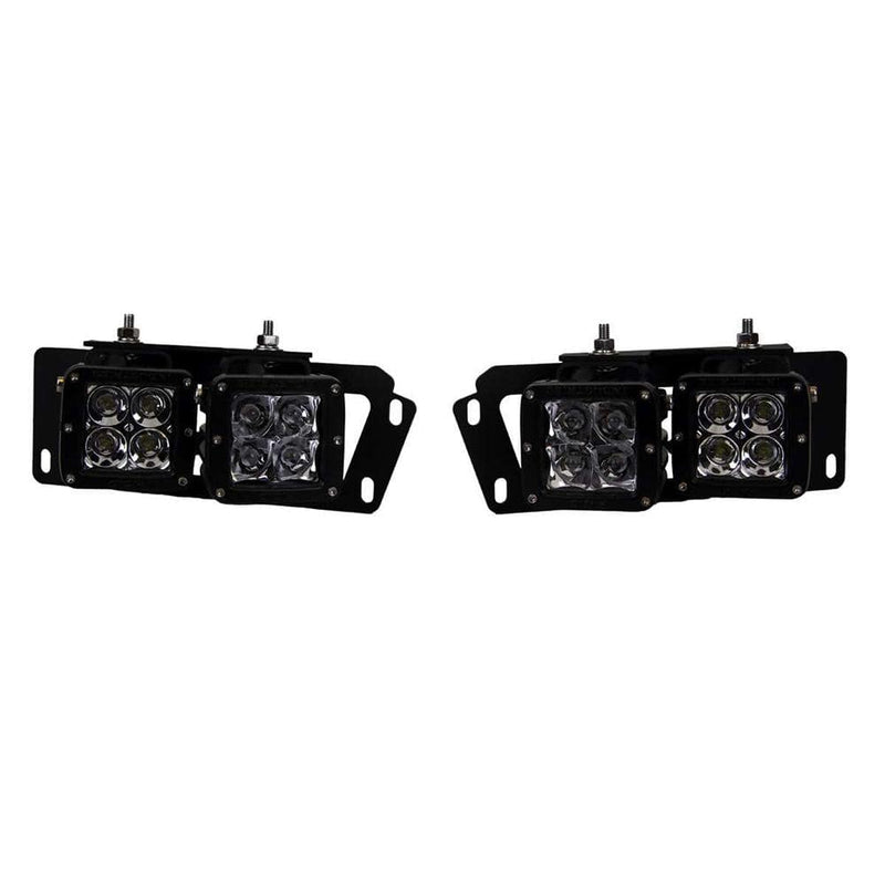 Accessories RIGID Industries 2010-2017 Dodge Ram 2500/3500  2009-12 Dodge Ram 1500 Fog Light Mount Kit [46510] RIGID Industries