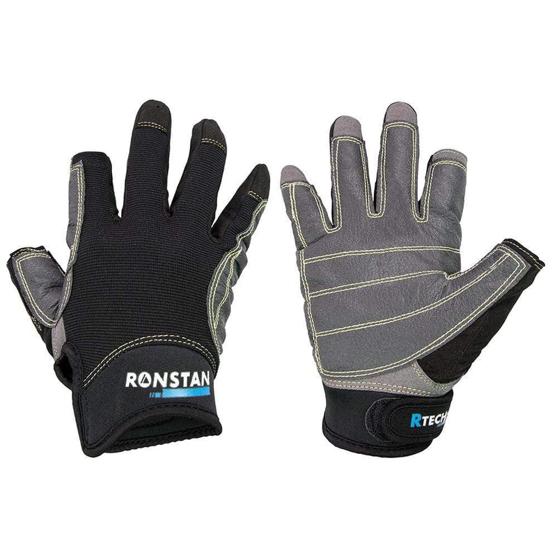 Accessories Ronstan Sticky Race Gloves - 3-Finger - Black - XL [CL740XL] Ronstan