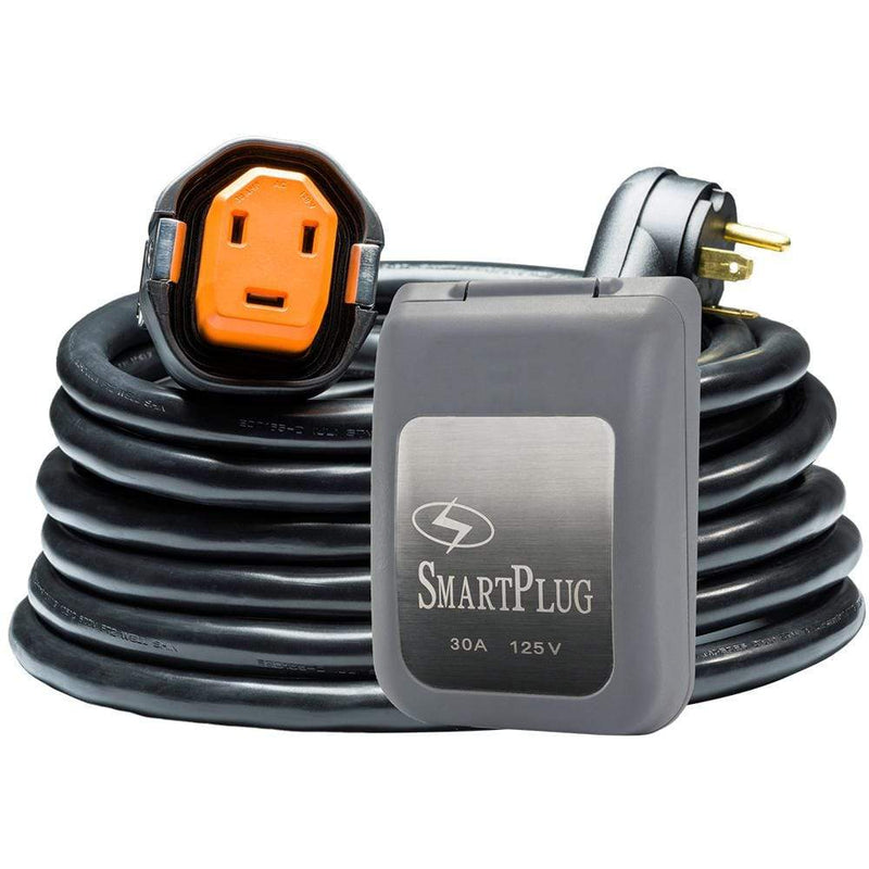 Accessories SmartPlug RV Kit 30 Amp 30 Dual Configuration Cordset - Black (SPX X Park Power)  Non Metallic Inlet - Gray [R30303BM30PG] SmartPlug