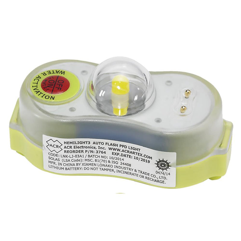 ACR HemiLight 3 - Automatic Survivor Locator Light [3764.1]-Safety Lights-JadeMoghul Inc.