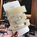 Acrylic Barrettes Headwear Pearl Hair Clip Sets For Women Fashion Geometric Hairpins Hair Accessories Headdress Girl Bobby Clip AExp