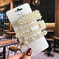 Acrylic Barrettes Headwear Pearl Hair Clip Sets For Women Fashion Geometric Hairpins Hair Accessories Headdress Girl Bobby Clip AExp