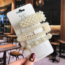 Acrylic Barrettes Headwear Pearl Hair Clip Sets For Women Fashion Geometric Hairpins Hair Accessories Headdress Girl Bobby Clip AExp