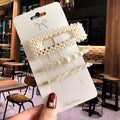 Acrylic Barrettes Headwear Pearl Hair Clip Sets For Women Fashion Geometric Hairpins Hair Accessories Headdress Girl Bobby Clip AExp