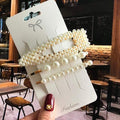 Acrylic Barrettes Headwear Pearl Hair Clip Sets For Women Fashion Geometric Hairpins Hair Accessories Headdress Girl Bobby Clip AExp