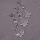 Acrylic Crystal Maple Leaf Decorative Drops (Pack of 3)-Ceremony Decorations-JadeMoghul Inc.