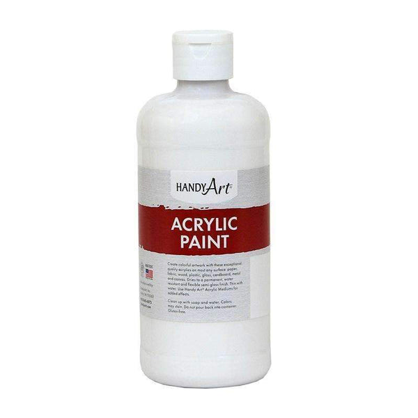 ACRYLIC PAINT 16 OZ BLOCKOUT WHITE-Arts & Crafts-JadeMoghul Inc.
