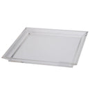 Acrylic Tray In Square Shape, White-Decorative Plates-White-Acrylic-JadeMoghul Inc.