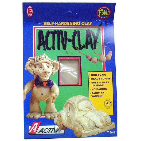 ACTIV-CLAY WHITE 1 LB.-Arts & Crafts-JadeMoghul Inc.