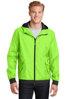 Activewear Sport-Tek Embossed Hooded Wind Jacket. JST53 Sport-Tek