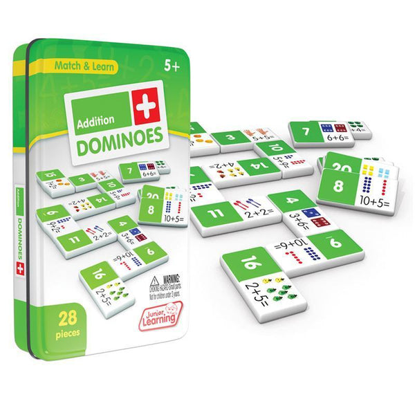 ADDITION DOMINOES-Learning Materials-JadeMoghul Inc.