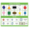 ADHESIVE DESK PROMPTS COLORS SHAPES-Learning Materials-JadeMoghul Inc.
