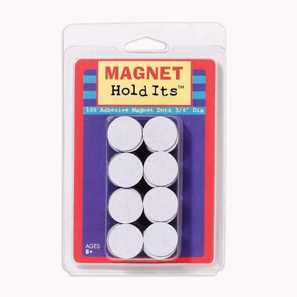 ADHESIVE MAGNET DOTS 3/4IN 100-PK-Learning Materials-JadeMoghul Inc.