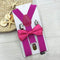 Adjustable and Elasticated 13 Colors Kids Suspenders With Bowtie Bow Tie Set Matching Ties Outfits Hot Suspender For Girl Boys-7-JadeMoghul Inc.
