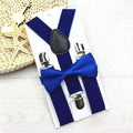 Adjustable and Elasticated 13 Colors Kids Suspenders With Bowtie Bow Tie Set Matching Ties Outfits Hot Suspender For Girl Boys-9-JadeMoghul Inc.
