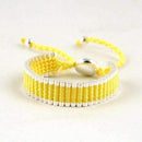 Adjustable Friendship Silver Links Bracelet - Yellow-Toys-JadeMoghul Inc.