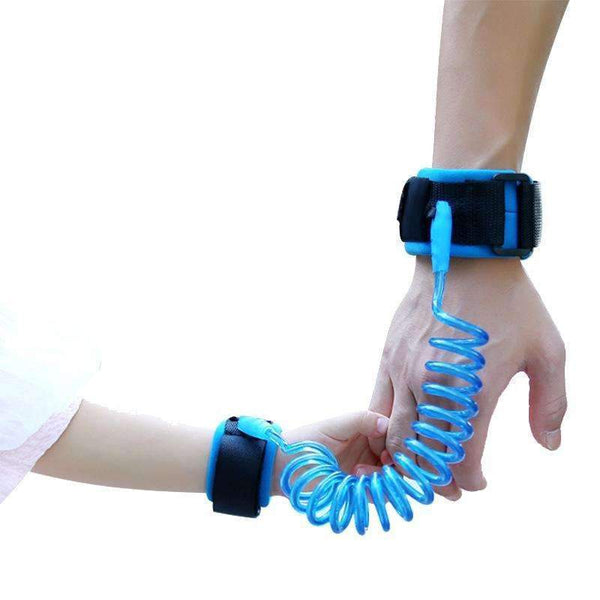 Adjustable Kids Safety Harness Child Wrist Leash Anti-lost Link Children Belt Walking Assistant Baby Walker Wristband 1.5M/2.5M-Blue-250CM-JadeMoghul Inc.