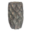 Adorable Cement Pot - Benzara-Outdoor Pots and Planters-Brown-Cement-Matte-JadeMoghul Inc.