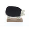 Adorable Metal Wood Pig Chalkboard-Decorative Objects and Figurines-Black & White-Iron Firwood-JadeMoghul Inc.
