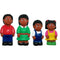 AFRICAN-AMERICAN FAMILY FIGURE SET-Toys & Games-JadeMoghul Inc.