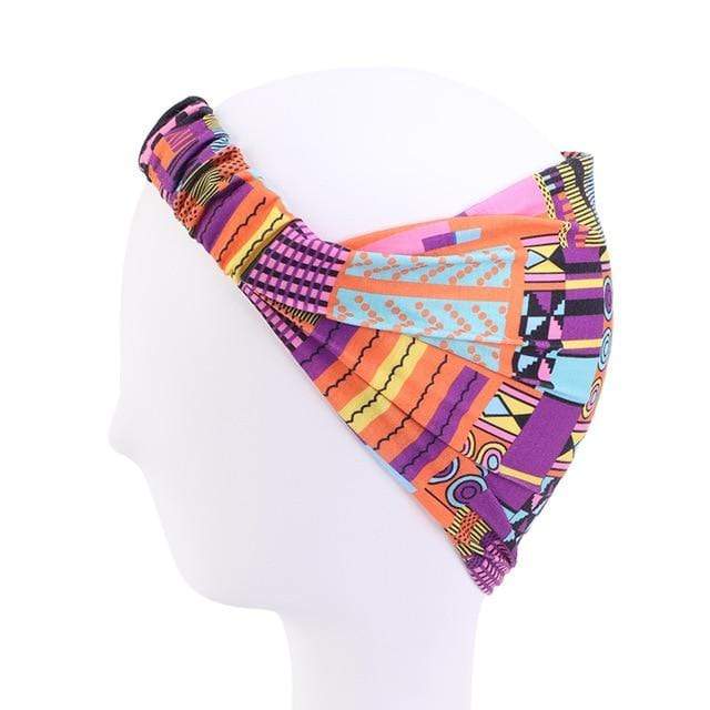 African Pattern Print Headband for Women Twist Style Hair Band Salon Make Up Hair Wrap Headwear Turban Ladies Hair Accessories AExp