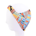 African Pattern Print Headband for Women Twist Style Hair Band Salon Make Up Hair Wrap Headwear Turban Ladies Hair Accessories AExp