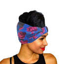 African Pattern Print Headband for Women Twist Style Hair Band Salon Make Up Hair Wrap Headwear Turban Ladies Hair Accessories AExp
