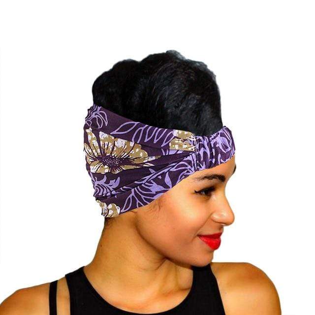 African Pattern Print Headband for Women Twist Style Hair Band Salon Make Up Hair Wrap Headwear Turban Ladies Hair Accessories AExp