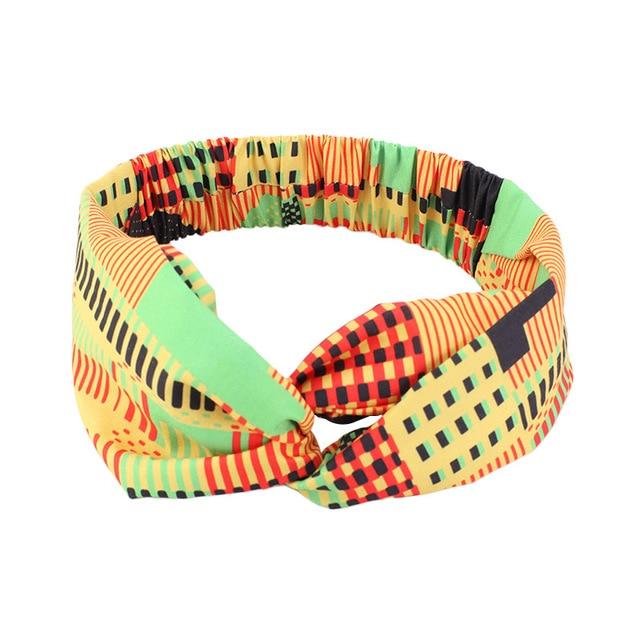 African Pattern Print Headband for Women Twist Style Hair Band Salon Make Up Hair Wrap Headwear Turban Ladies Hair Accessories AExp