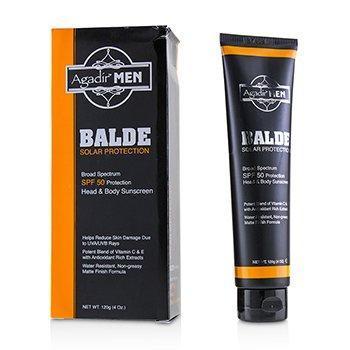 Agadir Men Balde Solar Protection Broad Spectrum SPF50 - 120ml/4oz-Men's Skin-JadeMoghul Inc.