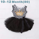 Ai Meng Baby Flower Girls Princess First Birthday Outfits One Two Three Years Old Birthday Baby Toddler Dresses Clothes Striped-5HI80-JadeMoghul Inc.